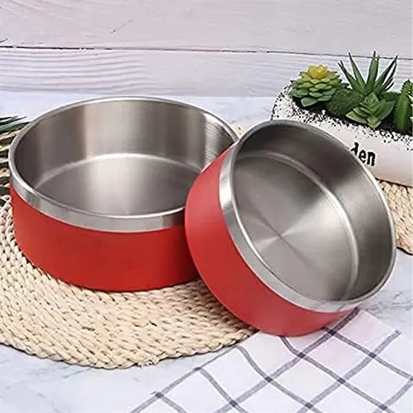 16oz Stainless Steel Pet Bowl with Color Coating