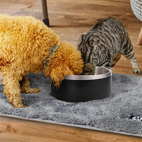16oz Stainless Steel Pet Bowl with Color Coating