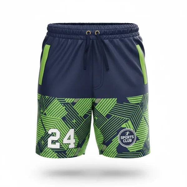 Women's Standard Length Training Sublimated Shorts W/Pockets