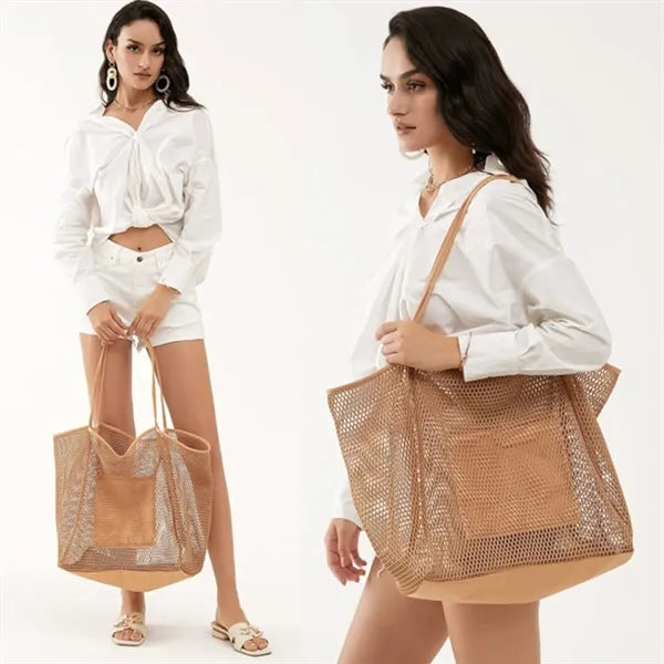 Mesh Beach Tote Bags