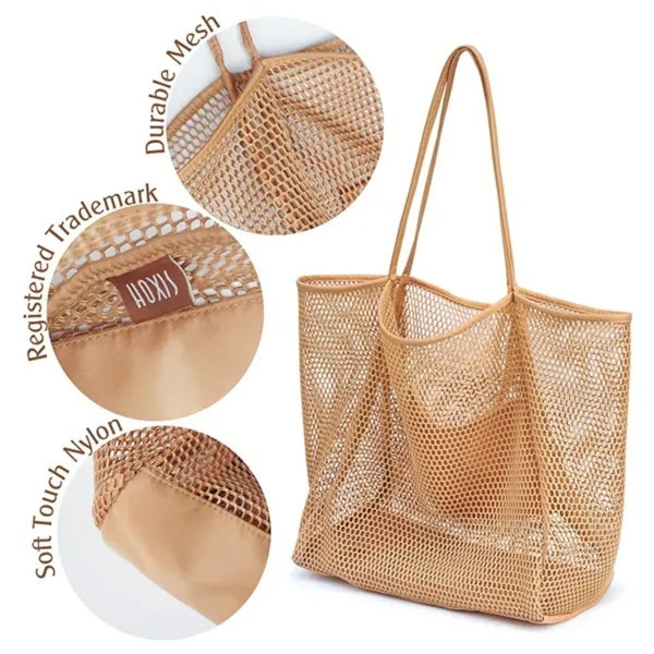 Mesh Beach Tote Bags