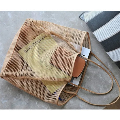 Mesh Beach Tote Bags