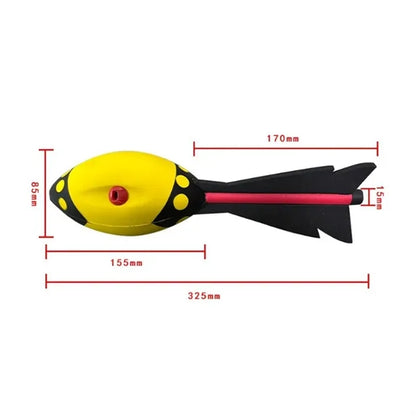 PU Foam Rocket Ball Toss Toy