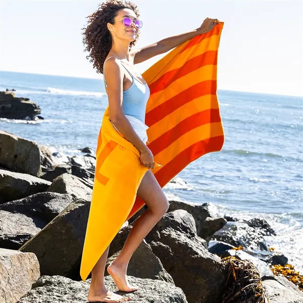 Cabana Duo Velour Beach Towel