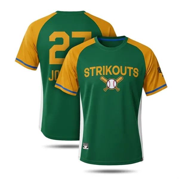 Men's Premium Solid Color Crew Neck Raglan Baseball T-shirt