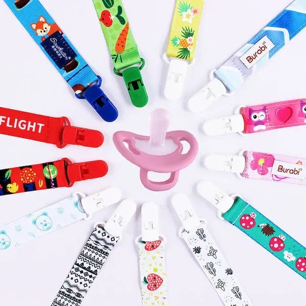 Baby Pacifier Straps Plastic Clips Chain