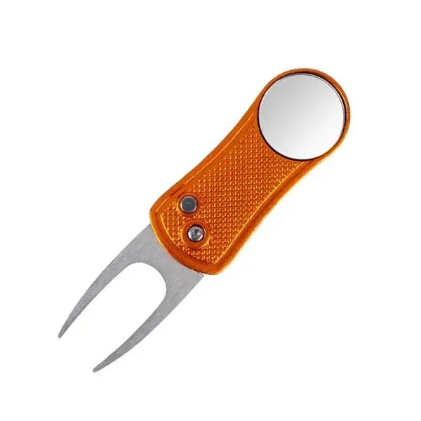 Foldable Golf Divot Tool with Magnetic Ball Marker