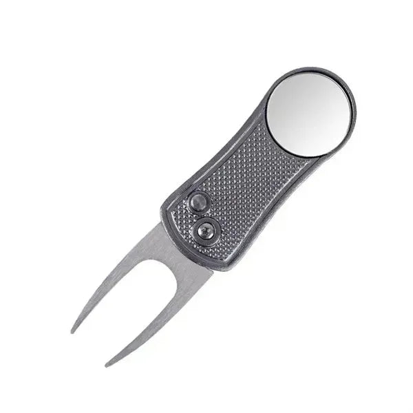 Foldable Golf Divot Tool with Magnetic Ball Marker