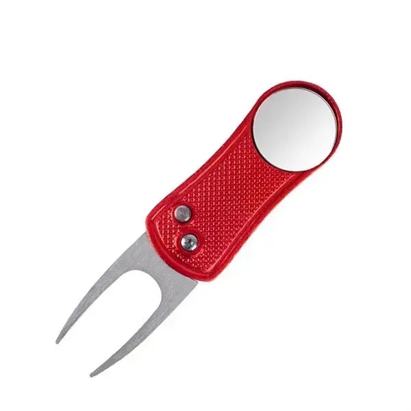 Foldable Golf Divot Tool with Magnetic Ball Marker