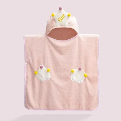 Kids Hooded Bath Towel Wrap