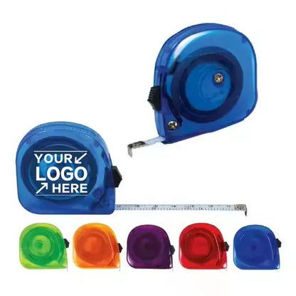10FT Transparent Plastic Mini Tape Measure