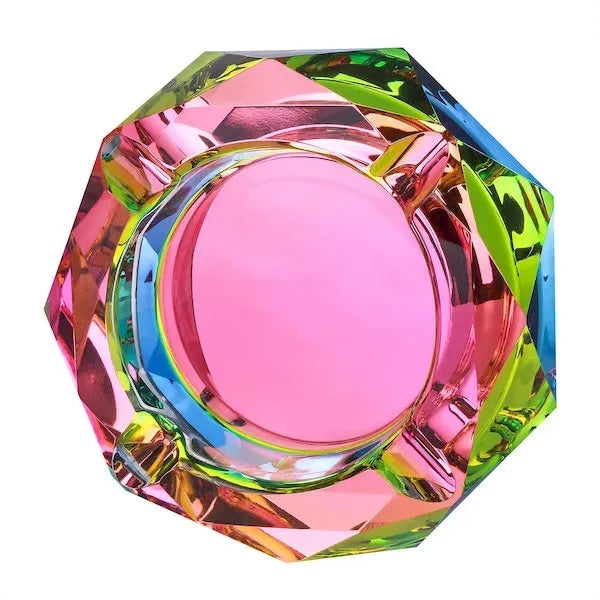 Custom Crystal Glass Ashtray