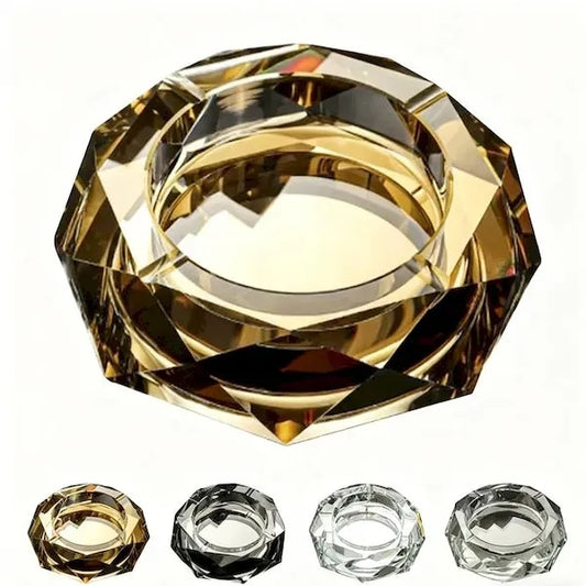 Custom Crystal Glass Ashtray