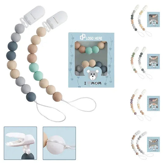Silicone Baby Pacifier Clips Chain