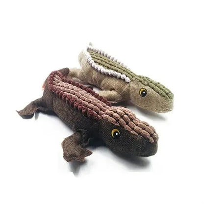 Plush Crocodile Sounding Dog Biting Toy