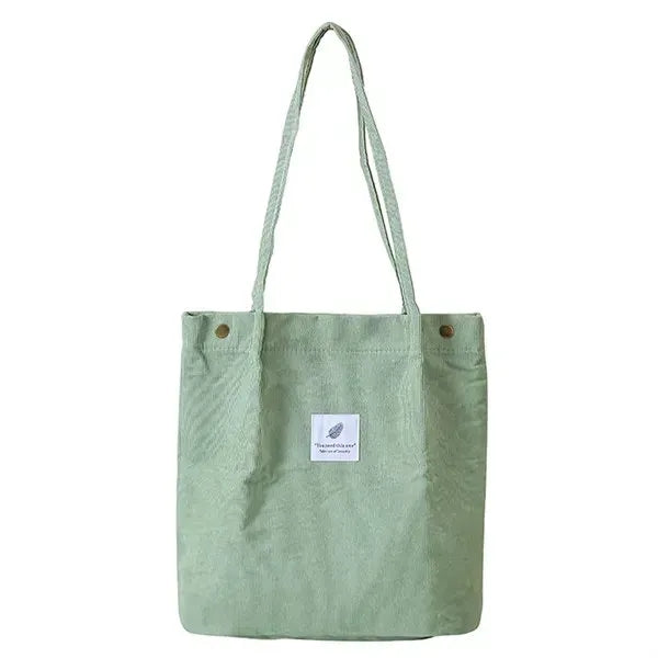 Large Capacity Corduroy Tote Bag