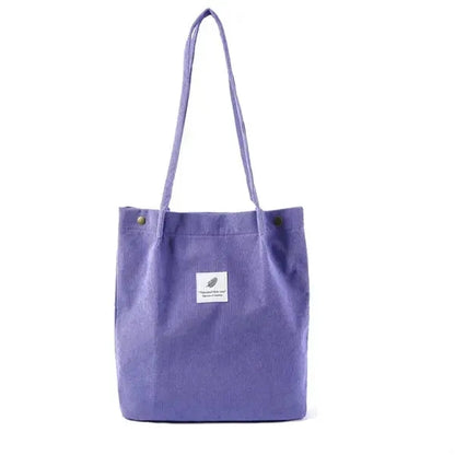 Large Capacity Corduroy Tote Bag