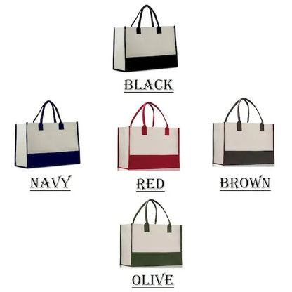 Jute Tote Bag with Straps