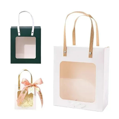Gift Bags with Clear Window