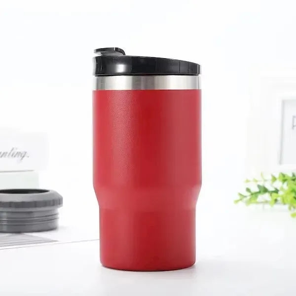 14oz Insulated Can Cooler W/ Bottle Opener & Double Lids