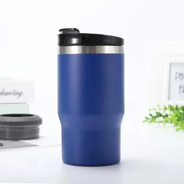 14oz Insulated Can Cooler W/ Bottle Opener & Double Lids