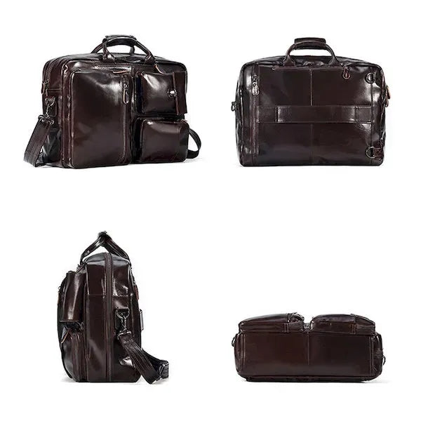 Vintage 17 Inch Laptop Shoulder Bag