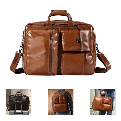 Vintage 17 Inch Laptop Shoulder Bag