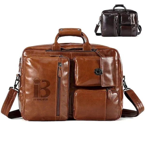 Vintage 17 Inch Laptop Shoulder Bag