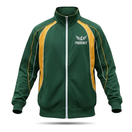 Premium Single Layer FullZip Laminated Baseball Windbreaker