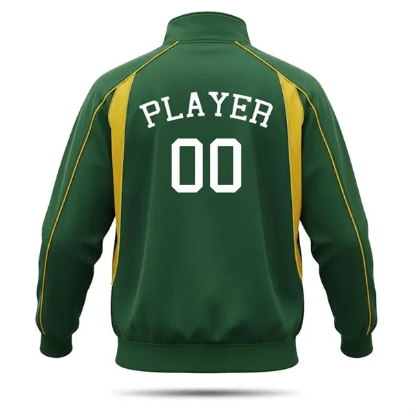 Premium Single Layer FullZip Laminated Baseball Windbreaker