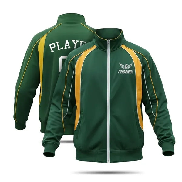 Premium Single Layer FullZip Laminated Baseball Windbreaker