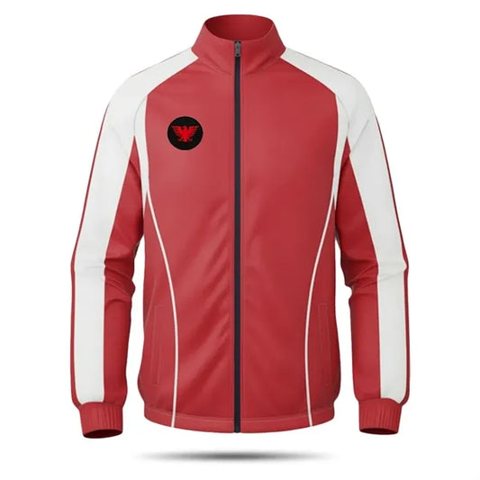 Unisex Full Zip Baseball Puffer Jacket