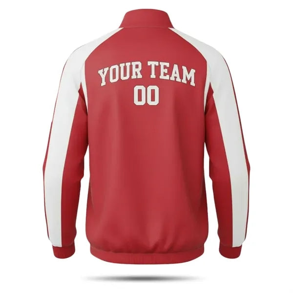 Unisex Full Zip Baseball Puffer Jacket