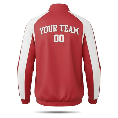 Unisex Full Zip Baseball Puffer Jacket