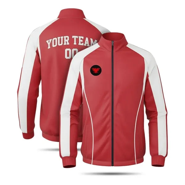 Unisex Full Zip Baseball Puffer Jacket