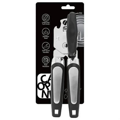 Manual Can and Bottle Opener With Soft Touch Handle