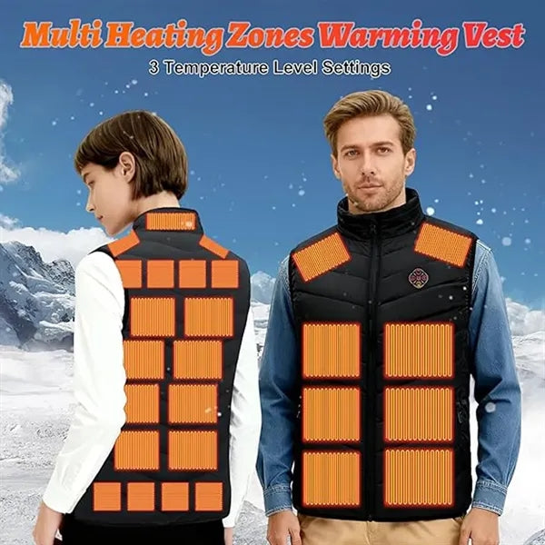 Unisex Heated Jackets with 21 Zones