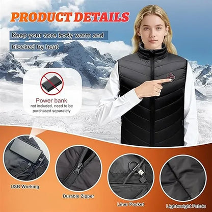 Unisex Heated Jackets with 21 Zones