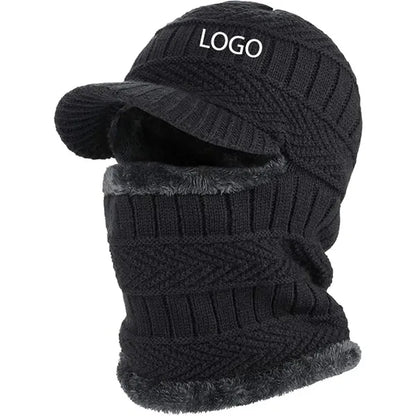 Unisex Winter Knitted Balaclava Beanie Hat