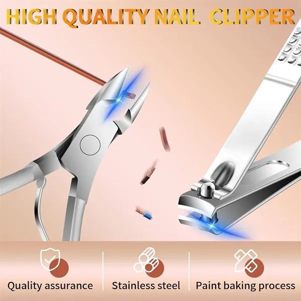 16 Pcs Manicure & Pedicure Tools Set