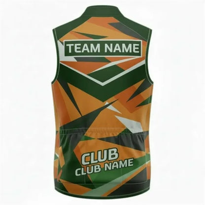 Unisex Sublimated Full-Zip Vest W/Pockets-280G Spandex