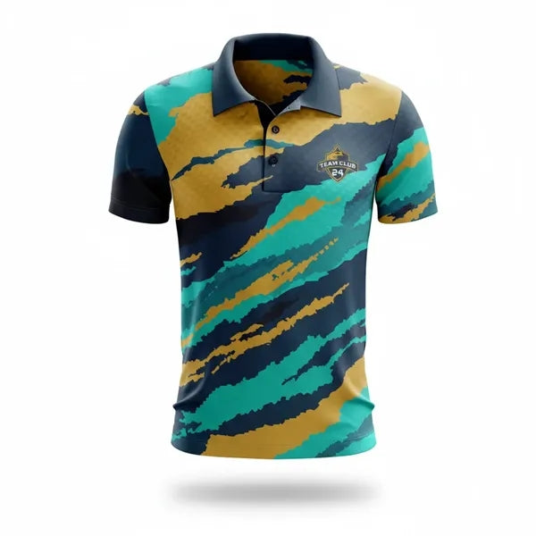 Performance Polo Shirt Sublimated UPF Mesh (Unisex)