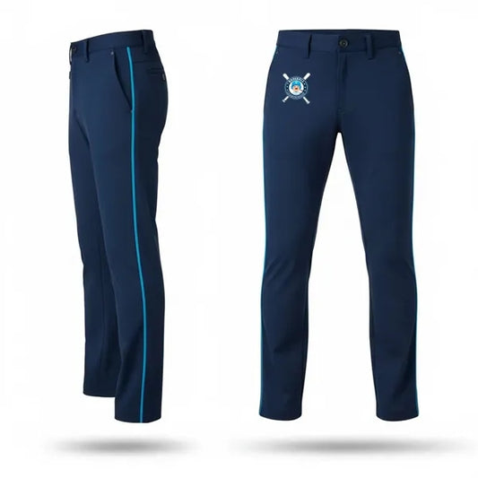 Men's With Piping Baseball Pants Taiwan Needle