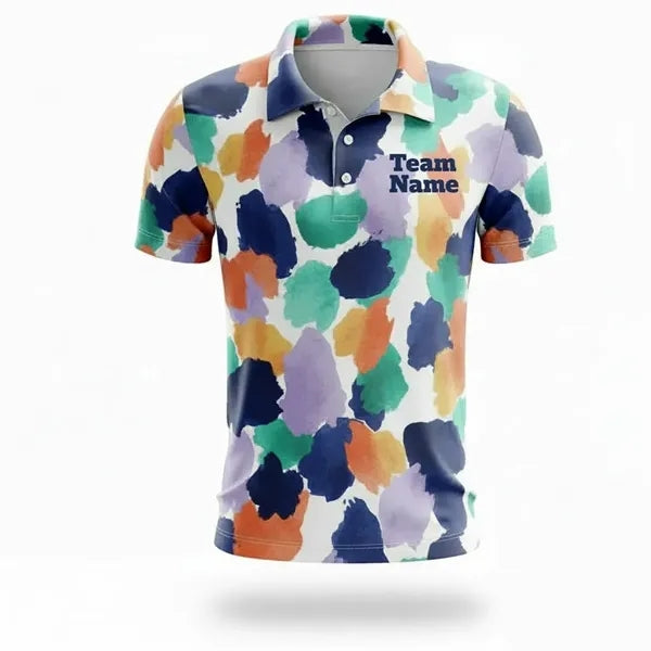 Sublimated Polo shirt Spun Polyester (Cotton Touch)