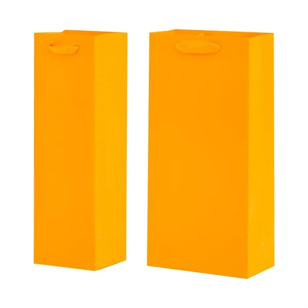 Two bottle Wine Paper Tote Bag