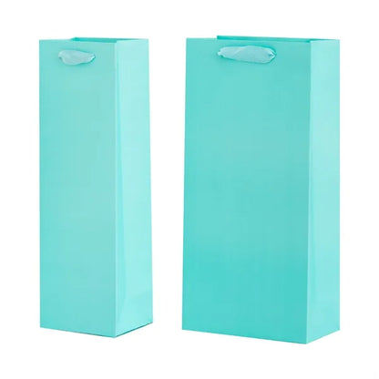 Two bottle Wine Paper Tote Bag
