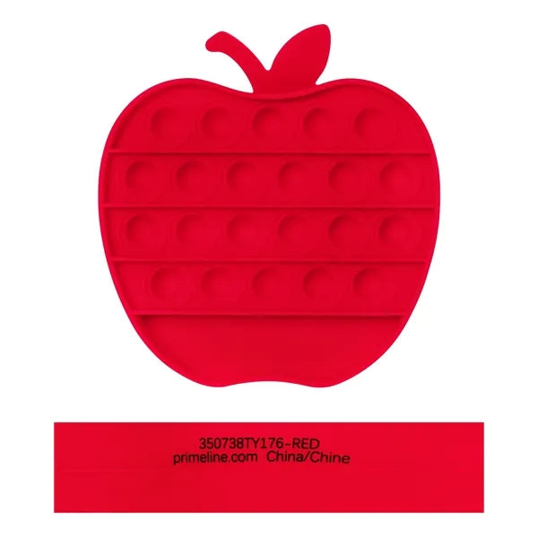 Push Pop Bubble Apple Shape Fidget Sensory Toy