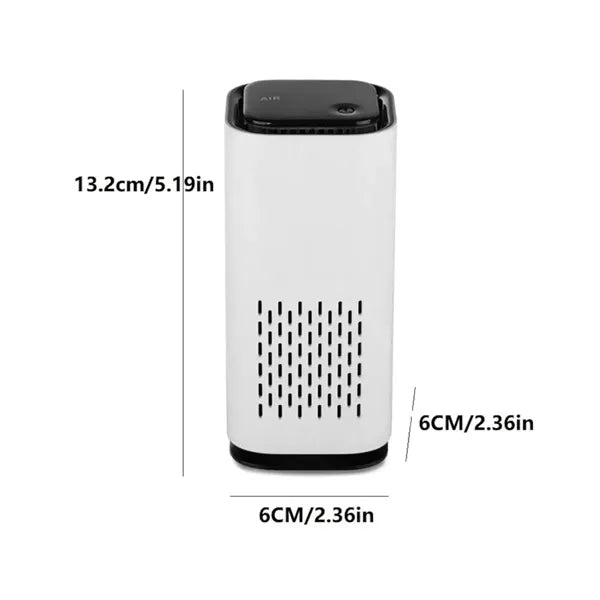 USB Ionizer Air Purifier with LED Light and Carbon Filter