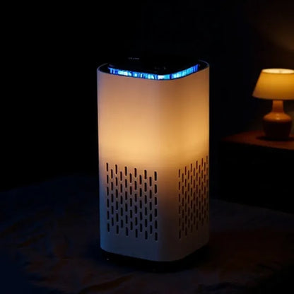 USB Ionizer Air Purifier with LED Light and Carbon Filter