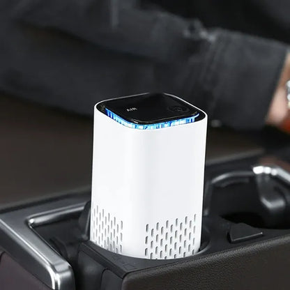 USB Ionizer Air Purifier with LED Light and Carbon Filter